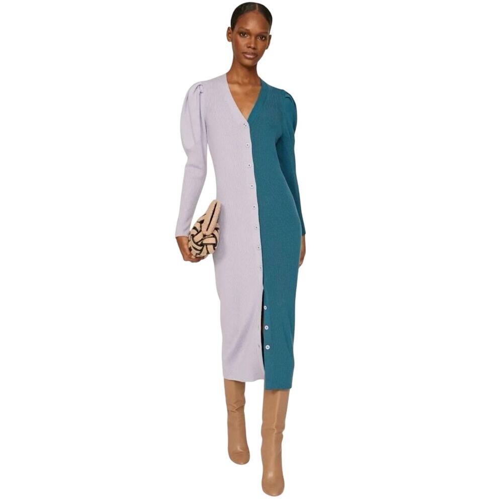 Busayo Rib Sweater Dress cardigan XL